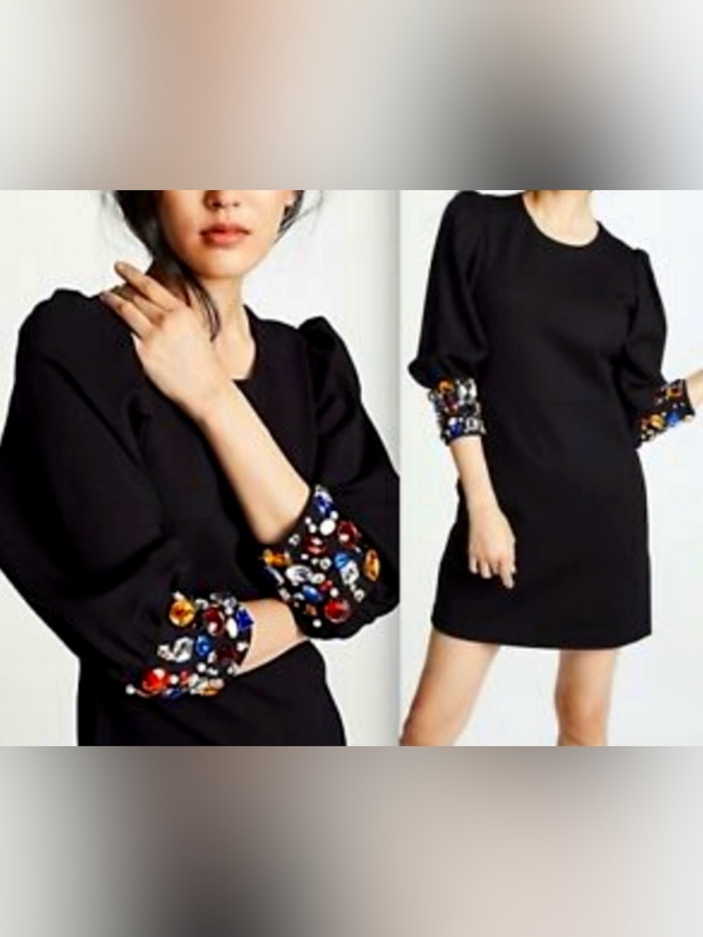 Veronica Beard jeweled cuff dress